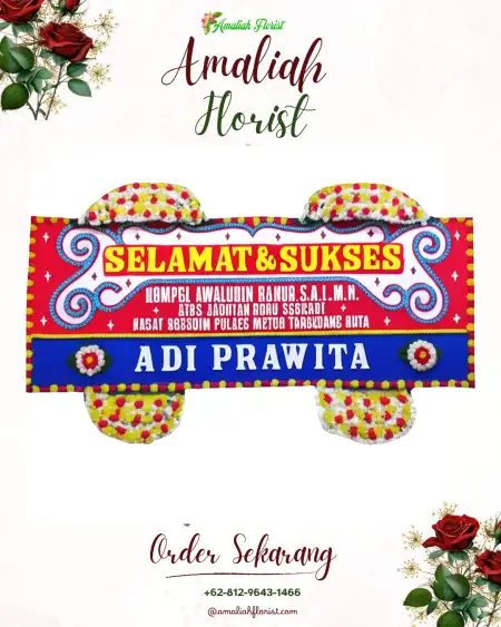 Papan Bunga Ucapan Selamat Borowetan